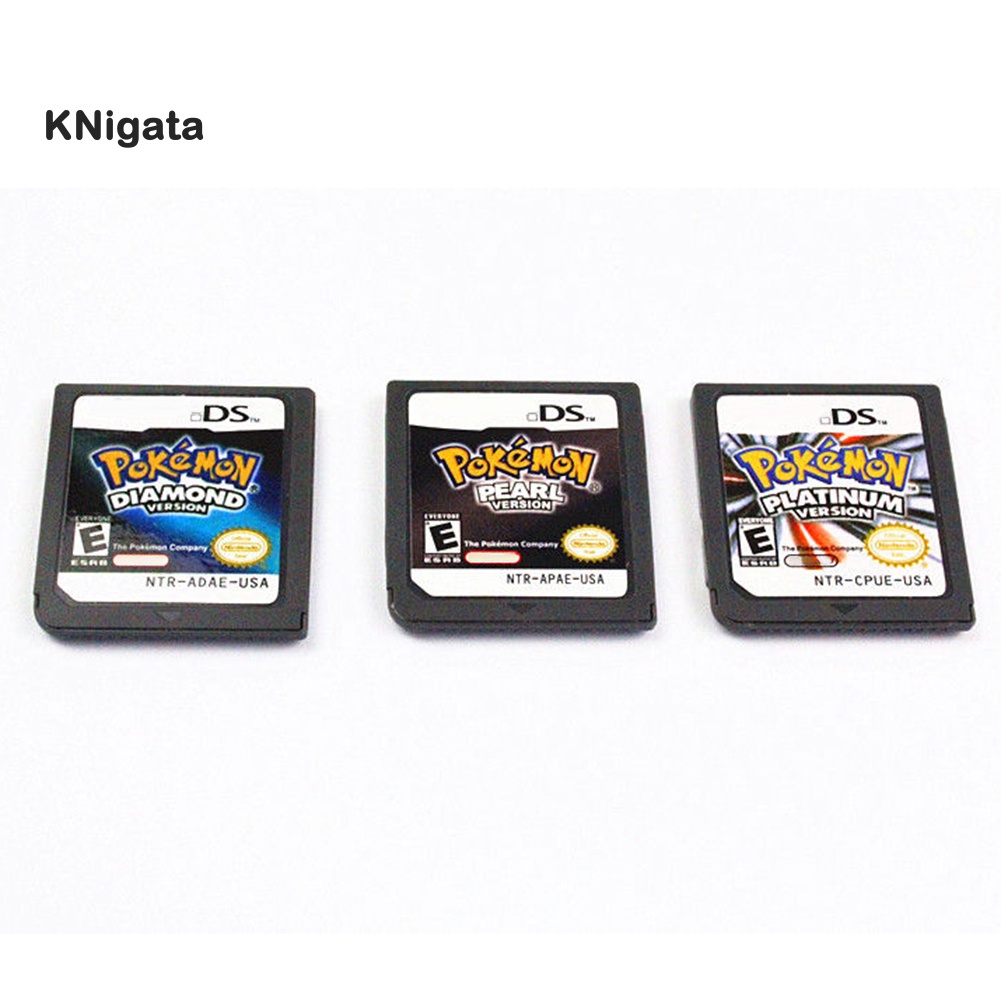 Thẻ Chơi Game Pokemon Platinum / Ngọc Trai / Kim Cương Cho Ns 3ds Ndsi Nds