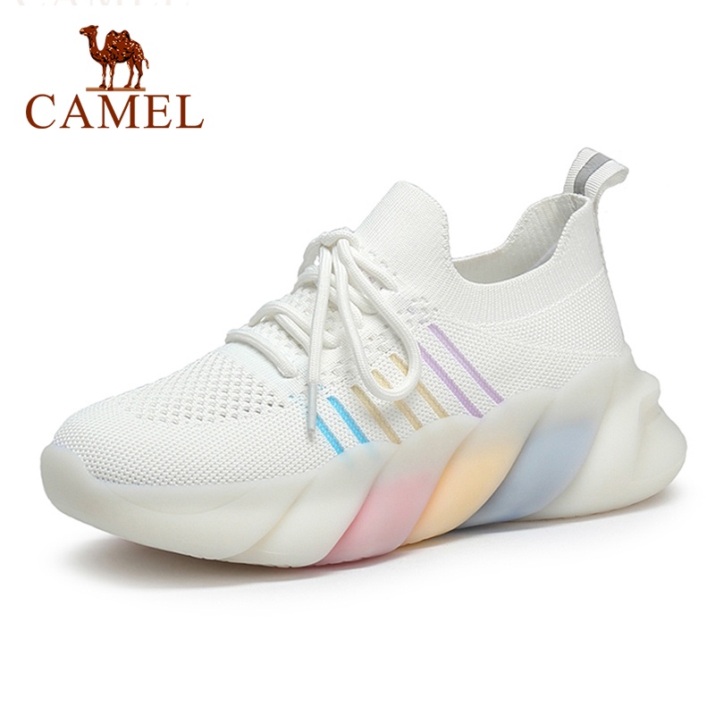 Giày thể thao CAMEL phối lưới thiết kế đơn giản thời trang cho nữ