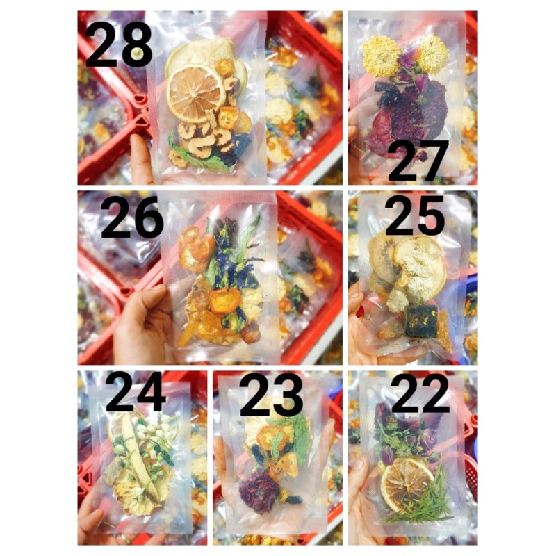 Trà hoa detox gói dùng thử