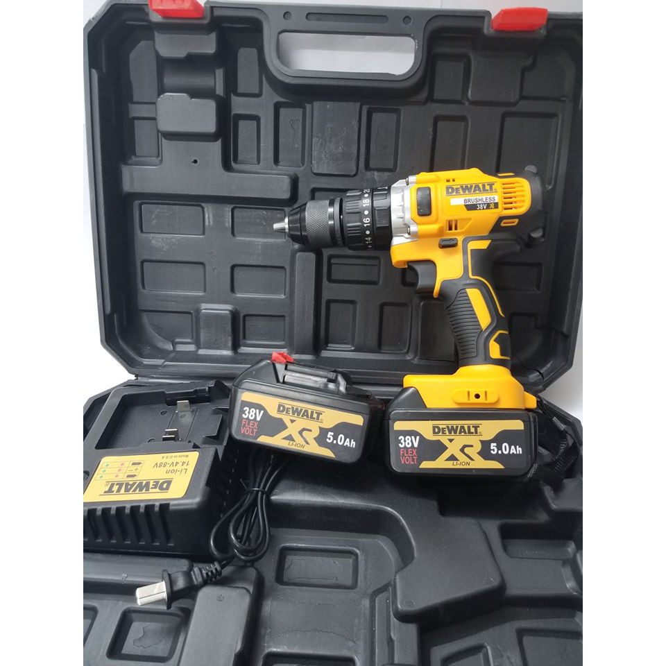 Máy Khoan Pin Dewalt 38V CÓ BÚA - Máy Bắt Vít Dewalt - Pin Chuẩn 10 Cell