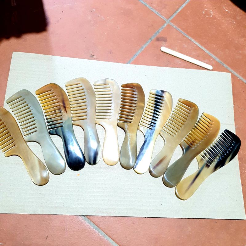 lược sừng răng thưa size 16cm