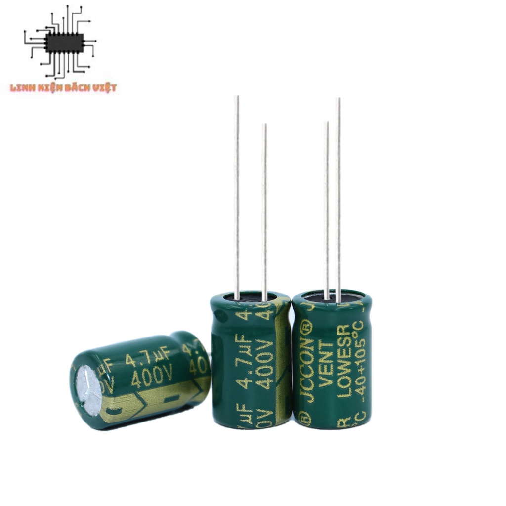Tụ hóa 4.7uF 400V 10x13mm chính hãng