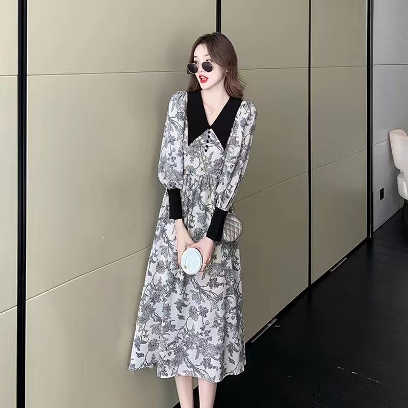 đầm công sở váy hoa nhí vintage đầm dài đầm công sở váy sang chảnh đầm bigsize nữ đầm đi tiệc váy tiểu thư sang chảnh váy nữ xinh đầm tay dài