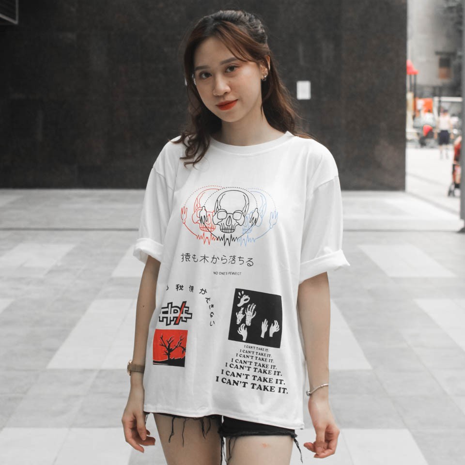 FREE SHIP ĐƠN TỪ 50K Sét áo 3 đầu lâu + quần kaki suông HARI0620 1