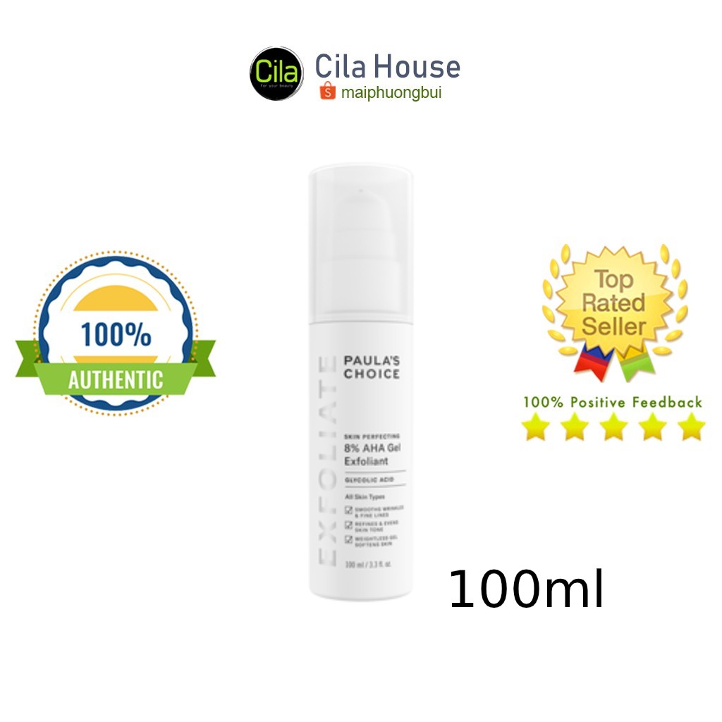 Paula's Choice - Skin Perfecting 8% AHA GEL - Cila House