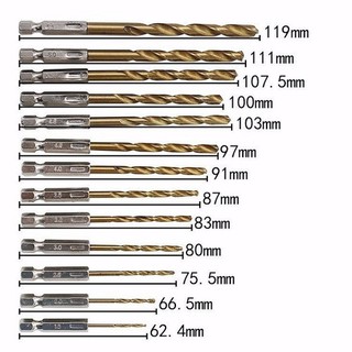 BỘ 13 MŨI KHOAN SẮT CAO CẤP