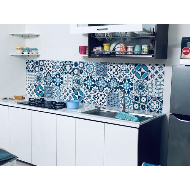 set 60 ô decal gạch bông phong cách châu âu-kt 20x20cm/1 ô | BigBuy360 - bigbuy360.vn