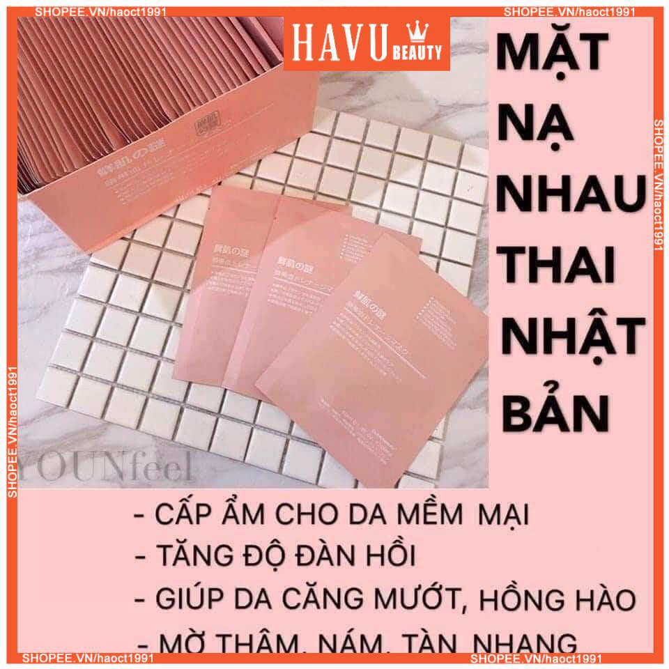 [Siêu Hot] Mặt Nạ Nhau Thai Cừu Nhật Bản Đắp Cực Phê