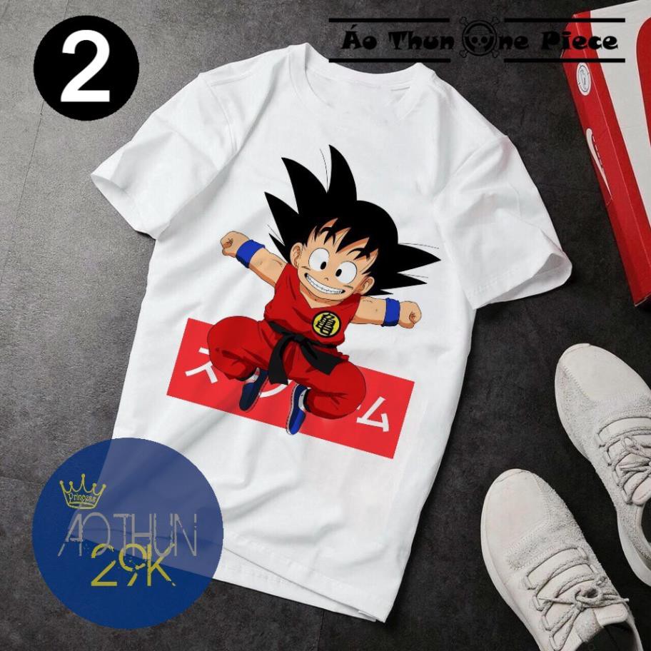 XẢ KHO -Áo Thun Dragon Ball In Hình Songoku Kid Nhật Bản "Siêu Cute" - Áo Thun Dragon Ball