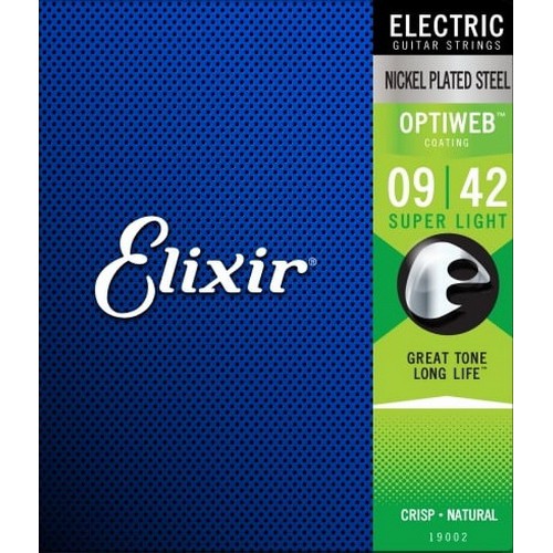 USA Elixir 19002 Optiweb (9-42) - Dây Đàn Guitar Điện