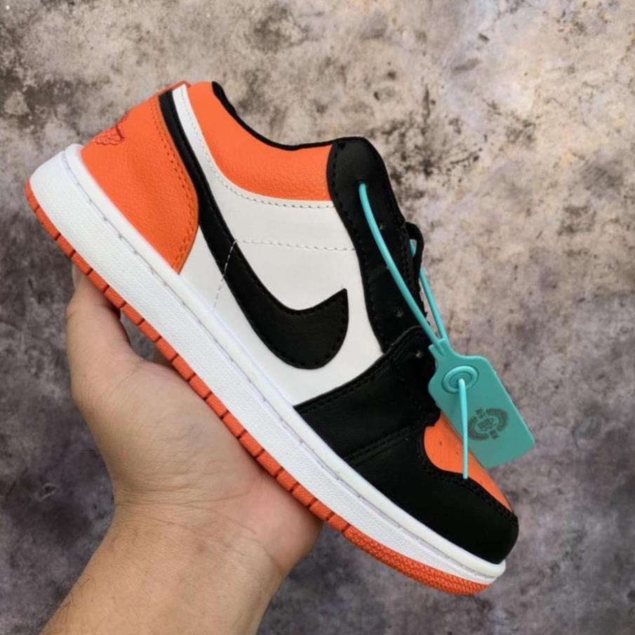 Giày JD1 low Jordan 1 cam thấp thể thao sneaker Hot trend nam nữ