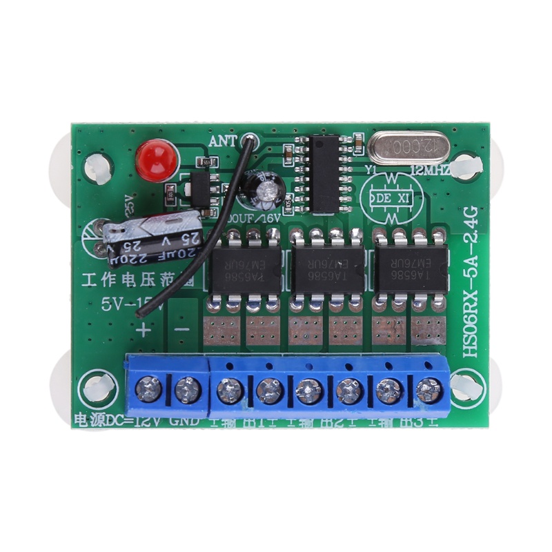 Thiết Bị Điều Khiển Từ Xa 6CH Công Suất Cao 2 4G 50M 6-15v Cho Xe Hơi