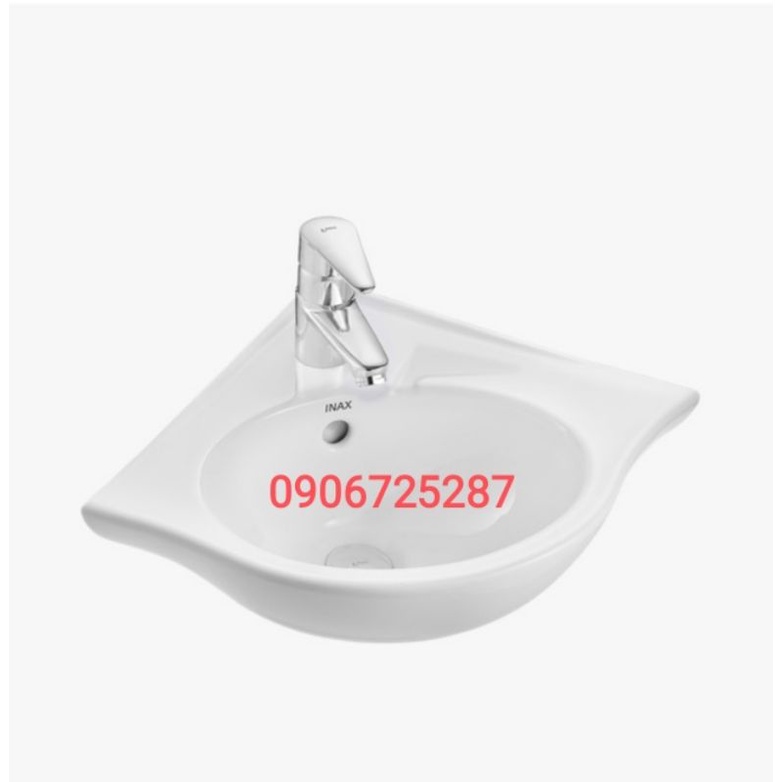 Lavabo Góc Inax L-281V Chậu Rửa Treo Tường siêu nhỏ dành cho không gian chật hẹp -Hàng Chính Hãng