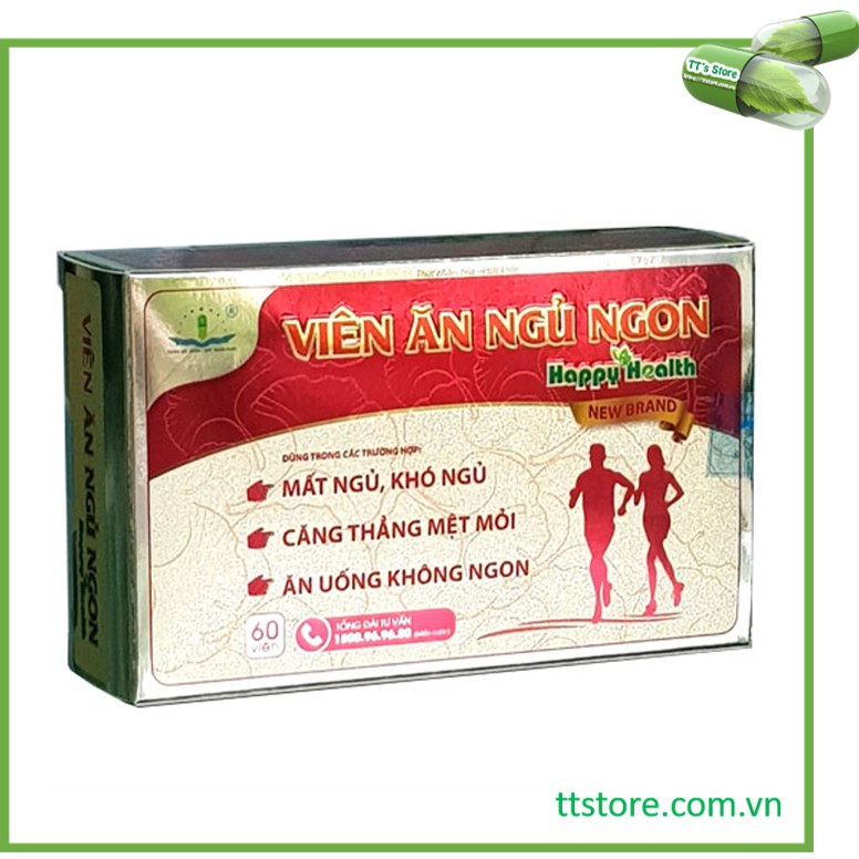 Viên ăn ngủ ngon Happy Healthy Tâm Dược (H/60 viên)