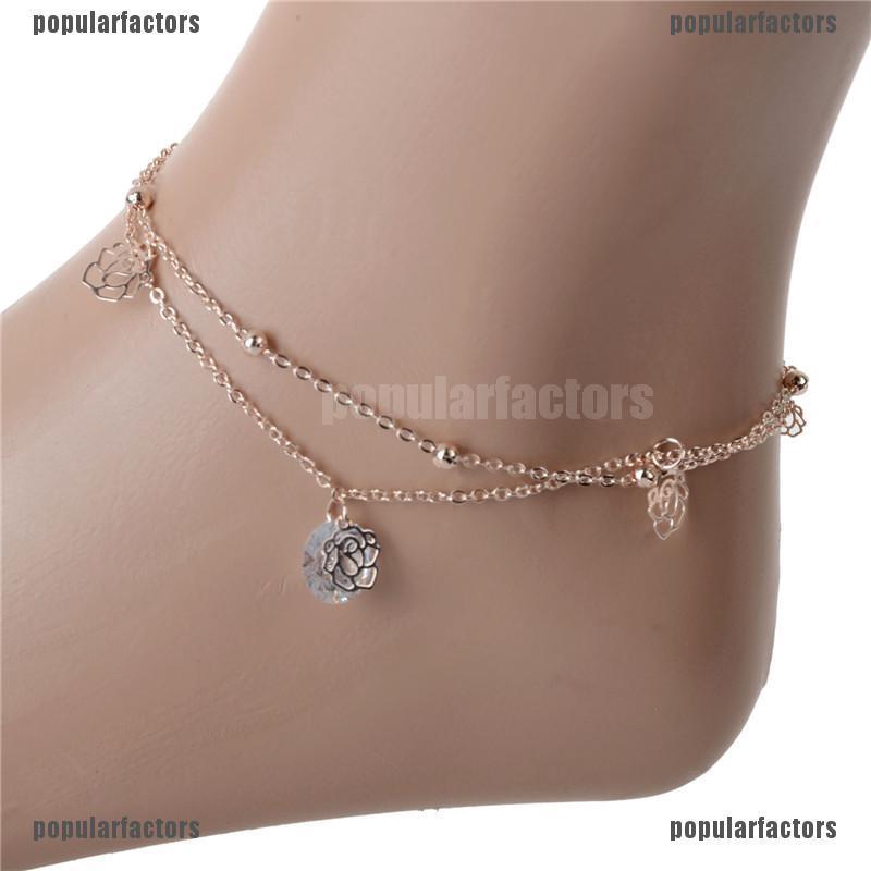 Vòng Đeo Chân Mạ Vàng Cao Cấp Thời Trang