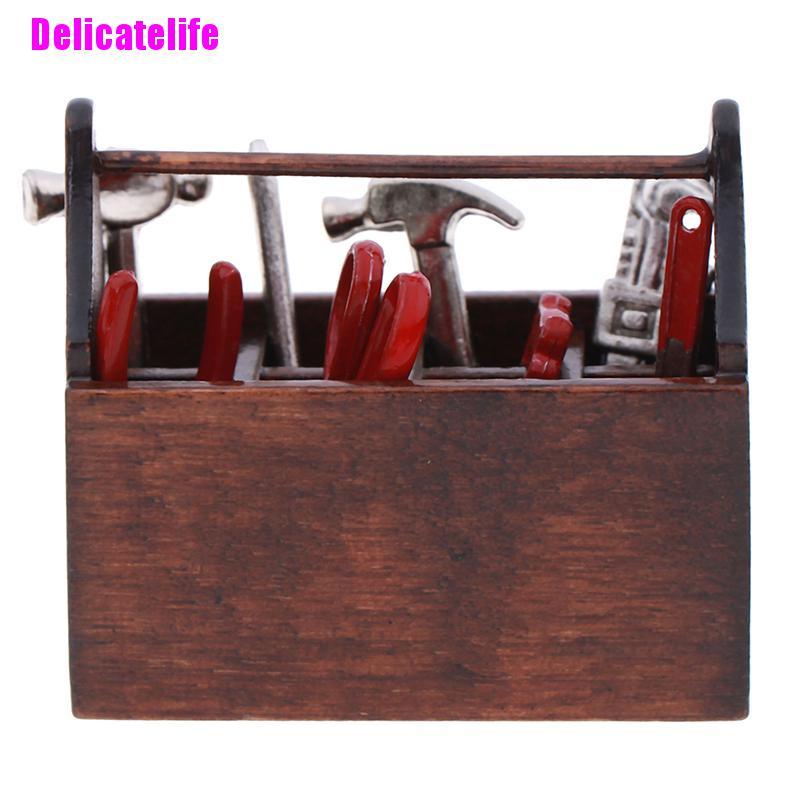 1 Bộ Dụng Cụ Sửa Chữa Nhà Búp Bê Tỉ Lệ 1: 12