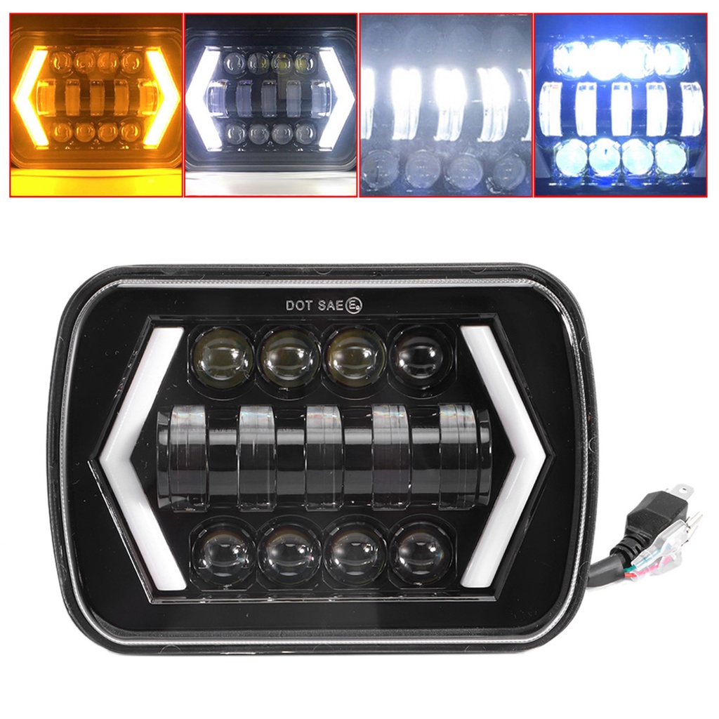 Đèn pha bóng LED 5x7 inch dành cho xe jeep