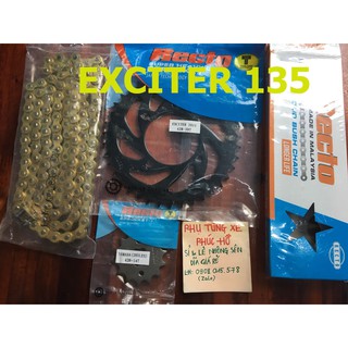 NSD Exciter 135 Size Nhông14-15-16...Dĩa 38-39-40-41-42-43-44-45 Nhông Sên Dĩa Recto Sên Recto 9 Li Vàng Malay