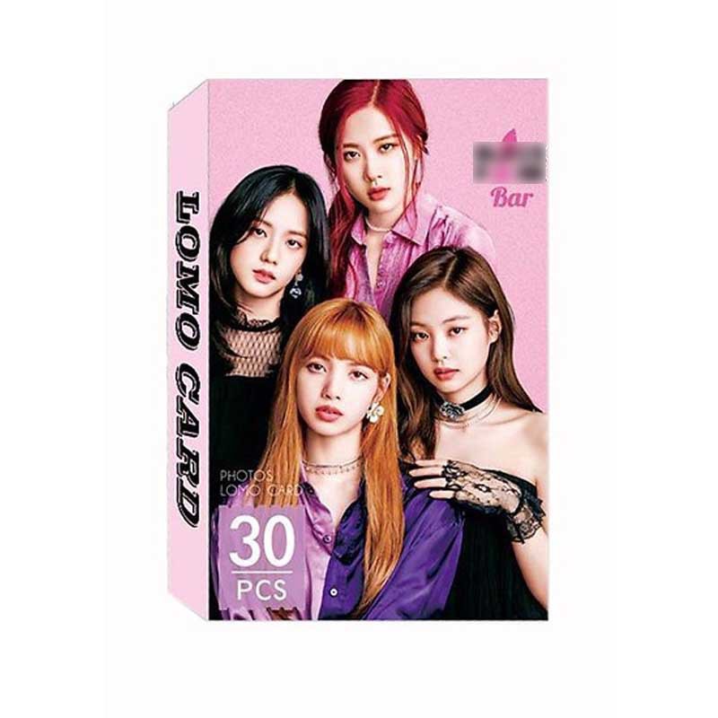 ( không hộp) Lomo Blackpink bộ ảnh hộp 30 ảnh thẻ hình nhóm nhạc idol Hàn quốc