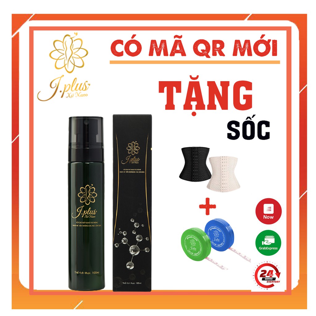 Xịt tan mỡ nano JPLUS, xịt giảm cân công nghệ nano siêu thấm 100% tự nhiên