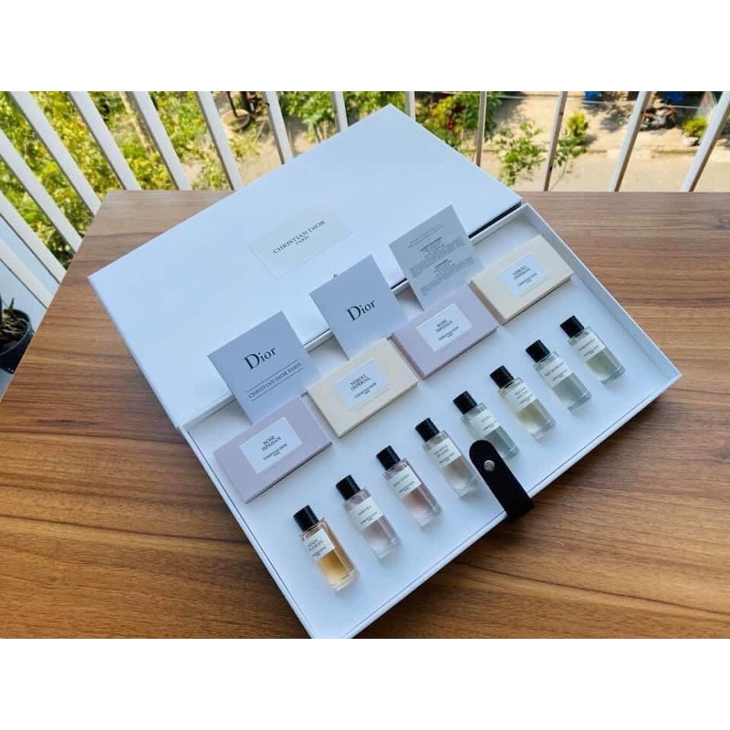Set nước hoa Maison Christian Dior 8x7,5ml + xà bông tắm 4x50g | Thế Giới Skin Care
