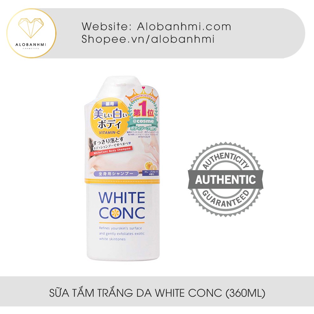 Date 1/24 - Sữa Tắm Trắng Da White Conc (360ml)
