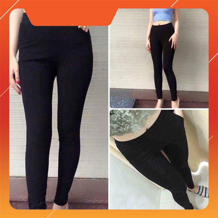 [Hàng vnxk] [Mới] QUẦN LEGGING TẠO DÁNG CHÂN THON 4 TÚI [Hàng VNXK]