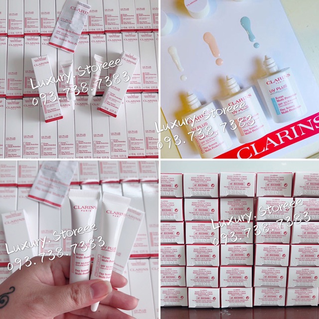 Kem chống nắng Clarins mini 10ml fullbox