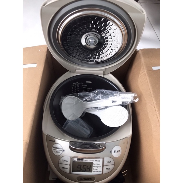 Nồi cơm điện tử Tiger 1.8 lít JAX-S18w made in nhật bản  bảo hành 12 tháng