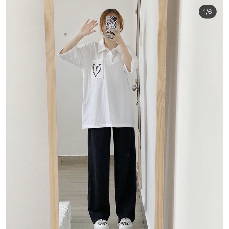 [Ảnh thật/Video] Quần culottes dáng dài siêu hách chân dài 94cm  Quần ống suônh dáng rộng