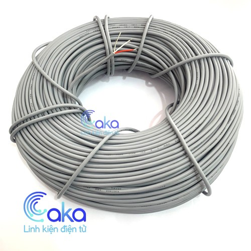 Dây chống nhiễu âm thanh 2 lõi 1 mass 28AWG (1 MÉT )