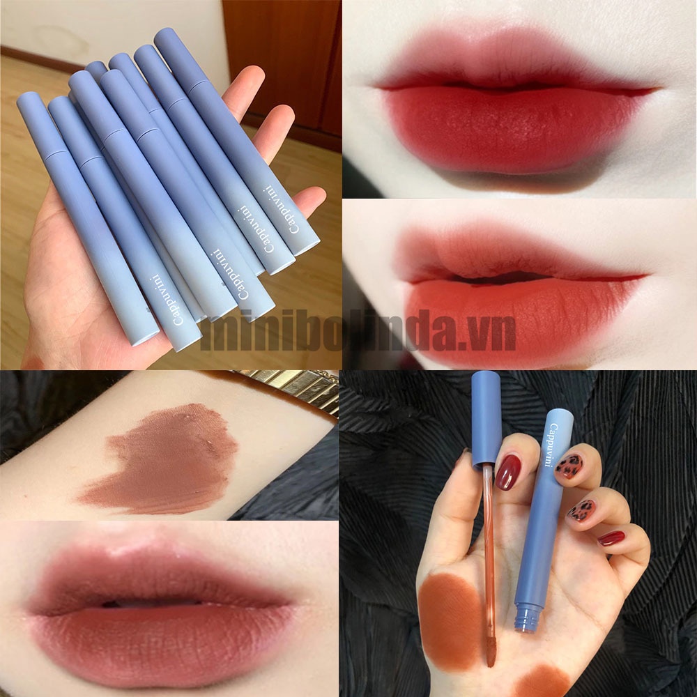 [Hàng mới về] Son Kem Lì Cappuvini Nội Địa Trung Quốc Lâu Trôi HOT TREND TK