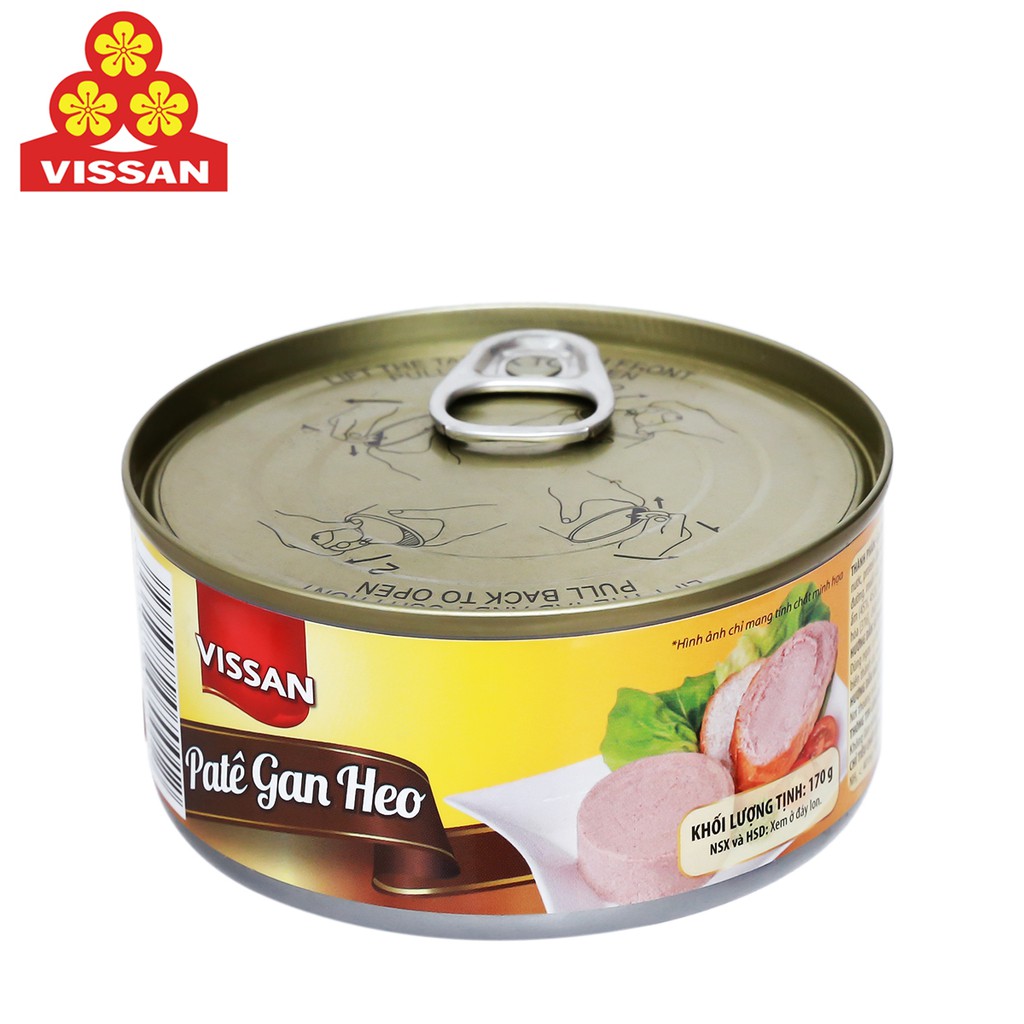 PATE GAN HEO PORK LIVER PASTE VISSAN 170 GRAM