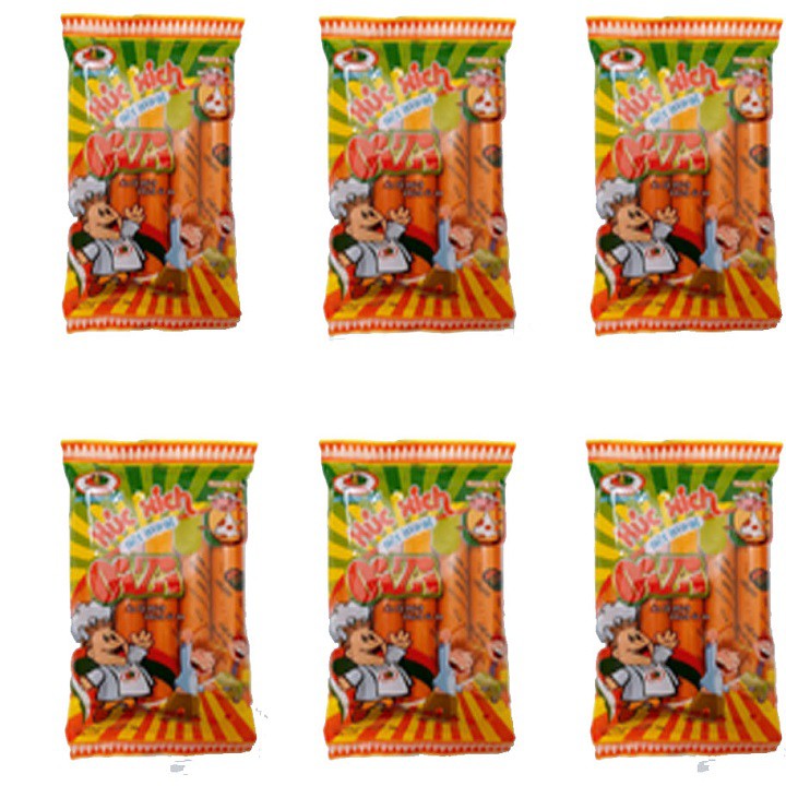 Thùng xúc xích tiệt trùng ăn liền Dabaco Food 100 Cây x 20gram
