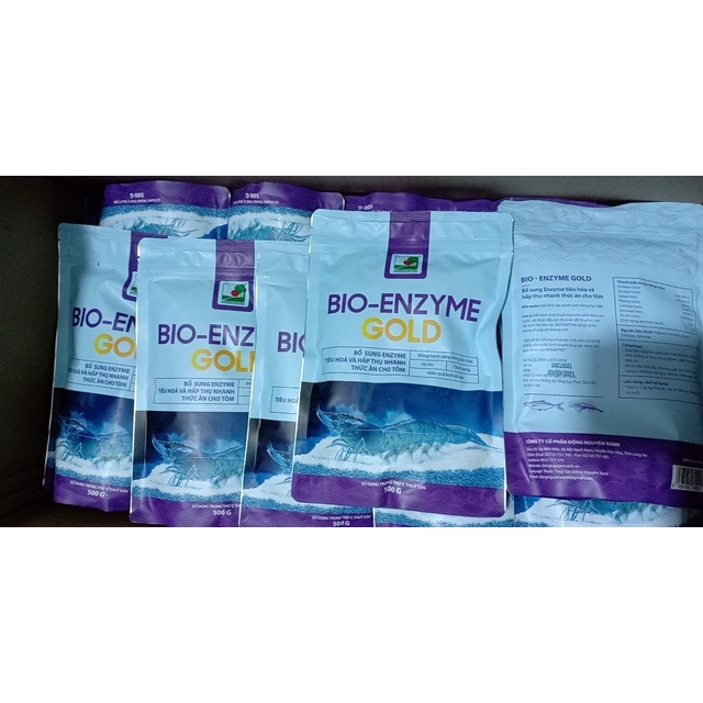 BỔ SUNG ENZYME TIÊU HÓA VÀ HẤP THỤ NHANH THỨC ĂN CHO TÔM, CÁ - THUỐC THỦY SẢN - BIO-ENZYM GOLD