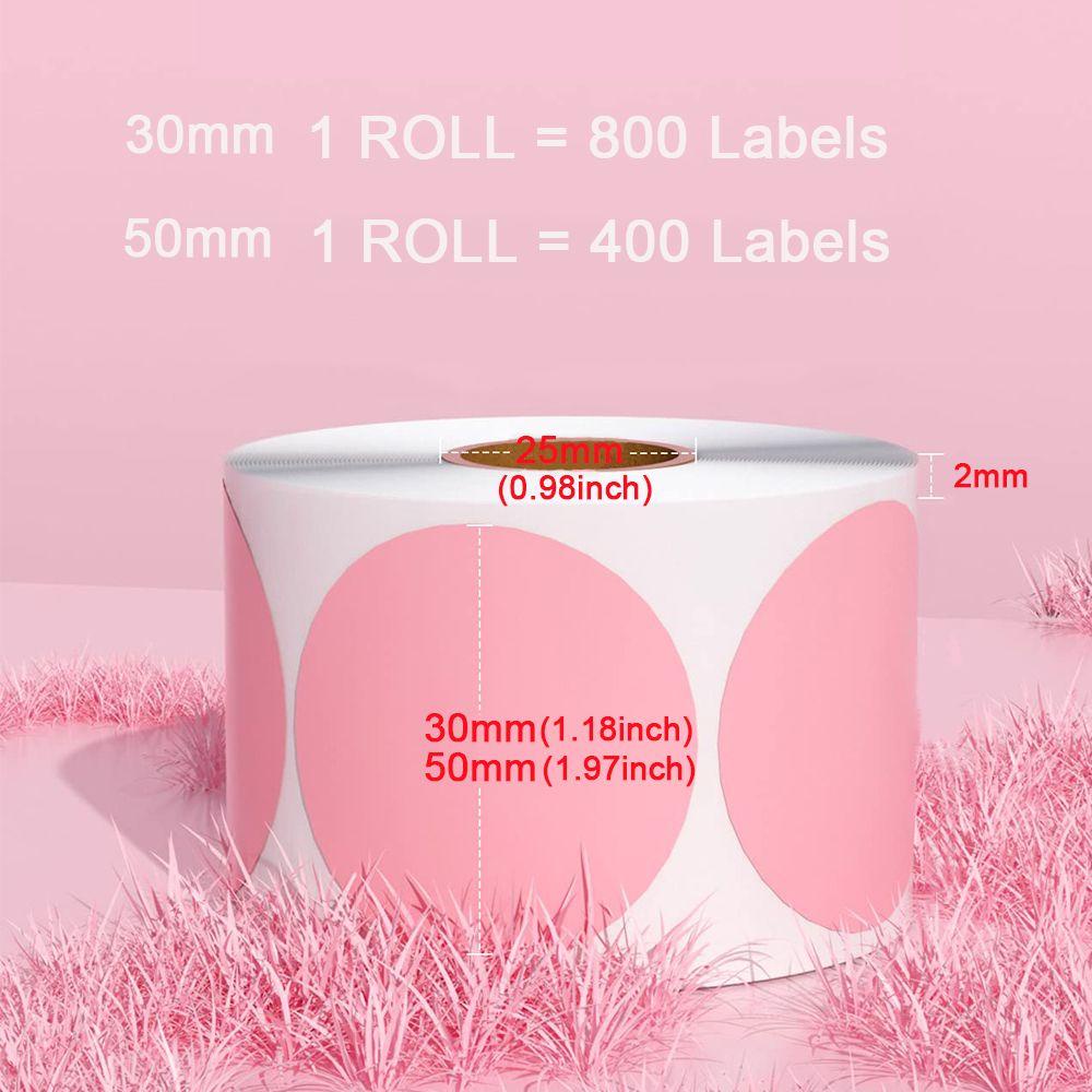 Nhãn Dán Nhiệt Hình Tròn In Logo DIY Dành Cho Văn Phòng