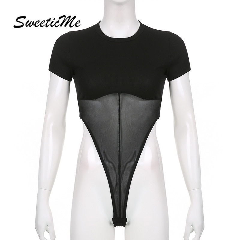 Bodysuit Lưới Thời Trang Quyến Rũ Dành Cho Nữ
