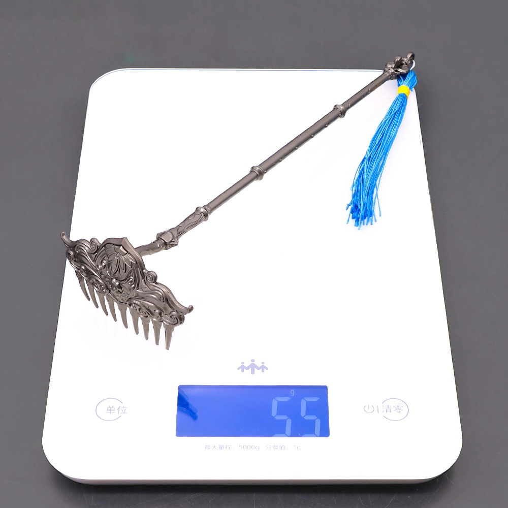 Móc khóa mô hình Bồ Cào của Trư Bát Giới trong Tây Du Ký chất liệu hợp kim dài 22cm.