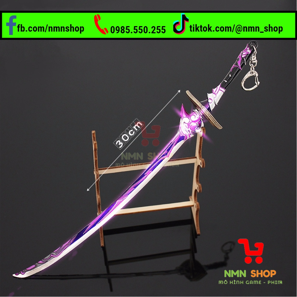 Mô hình game Genshin Impact - Ki.ếm Lôi Thần  30cm