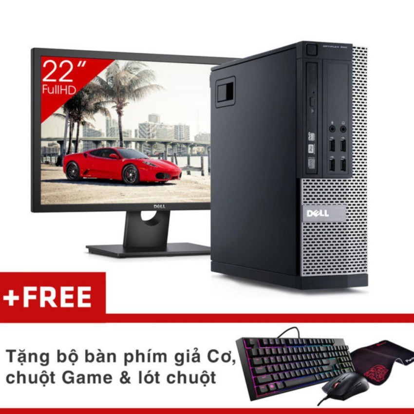 Máy tính đồng bộ DELL OPTIPLEX 990 SFF + Màn hình Dell 22inch (Core i5 2500, Ram 4GB, HDD 500GB) + Quà Tặng | BigBuy360 - bigbuy360.vn