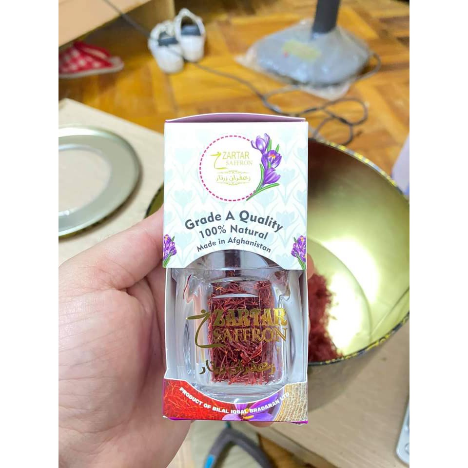 (HÀNG CHUẨN GIÁ TỐT) Zartar Saffron Nhụy hoa nghệ tây 1gr chính hãng nhập khẩu trực tiếp từ Herat Afghanistan | BigBuy360 - bigbuy360.vn