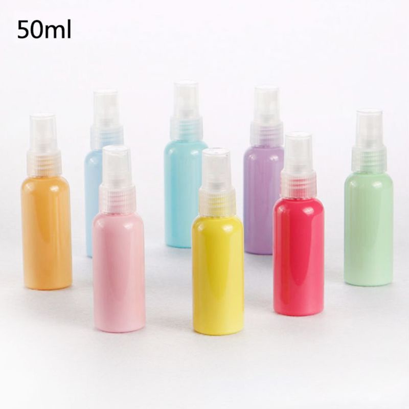 Chai Nhựa Rỗng 50ml Màu Sắc Ngọt Ngào Đựng Mỹ Phẩm Tiện Dụng