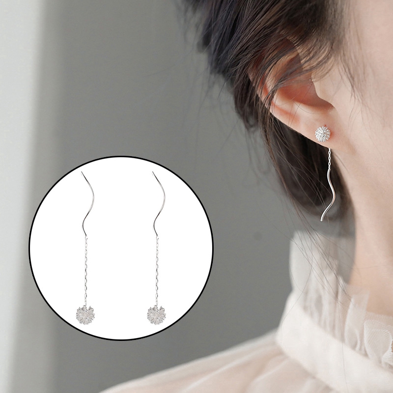MANYUE Hoa Tai Dáng Dài Thiết Kế Hình Viên Kẹo Đáng Yêu Cho Nữ