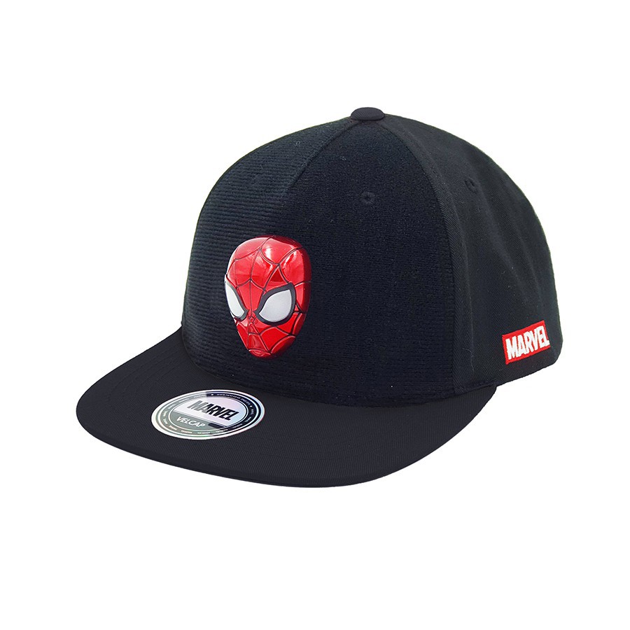 Nón SnapBack con trẻ MARVEL Velcap + Đèn LED Gắn Mũ GomiStore [LN96] [TD92]