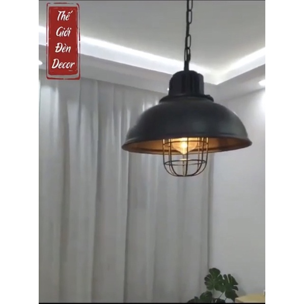 Chao đèn thả trần phòng nổ D330 ,Đèn thả vintage T055 kèm dây xích sắt