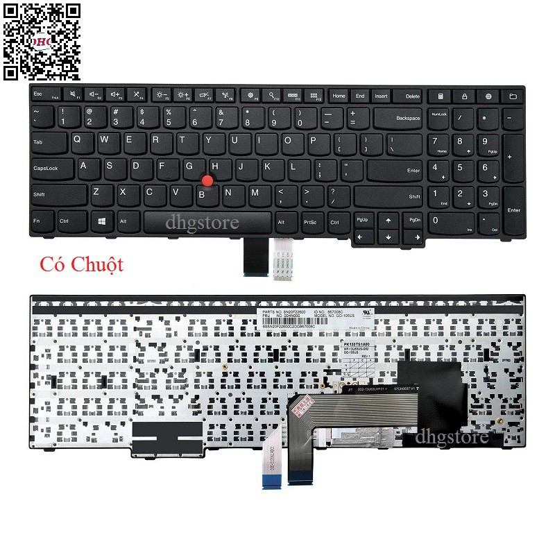 Bàn phím laptop Lenovo Thinkpad  E550 E555 E560 E565