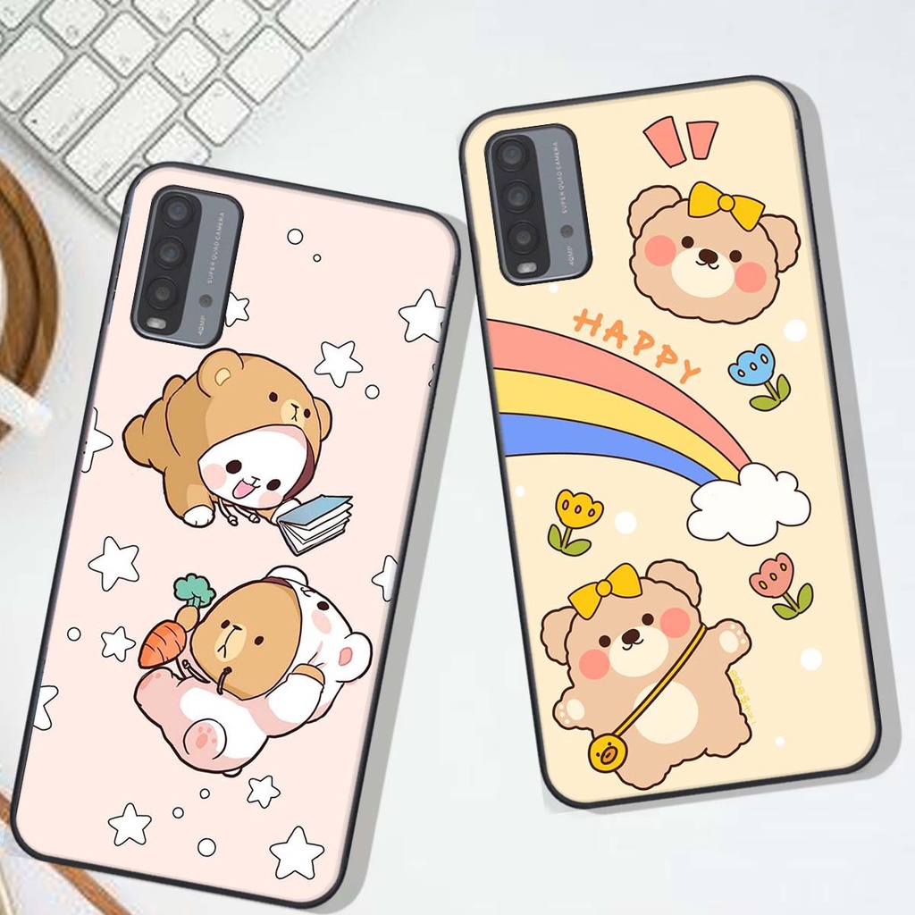 Ốp lưng Xiaomi REDMI 9T in hình Gấu xinh xắn, Bò sữa đáng yêu,  ĐẸP -  RẺ - XINH - ĐỘC ĐÁO