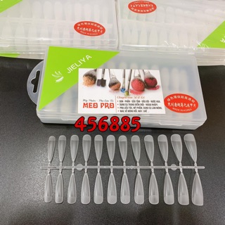 Hộp móng úp bầu trong - nhọn nhám 240 móng ôm phom đủ size móng JIELIYA