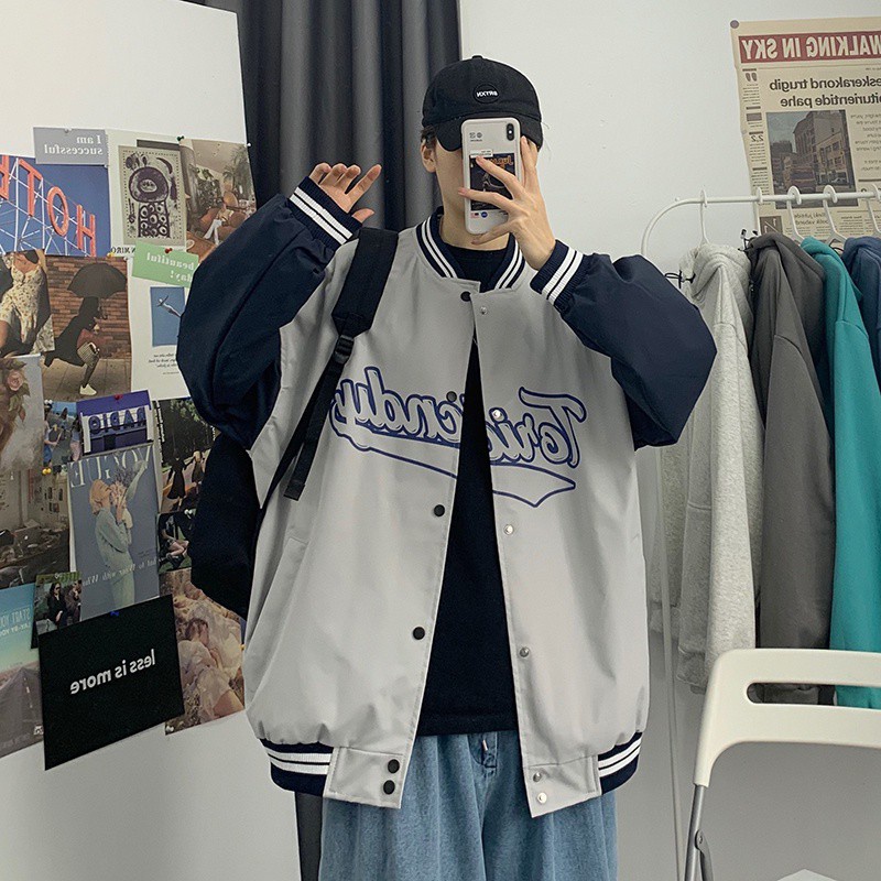 Áo khoác Bomber phong cách Hàn Quốc thời trang năng động cho nam
