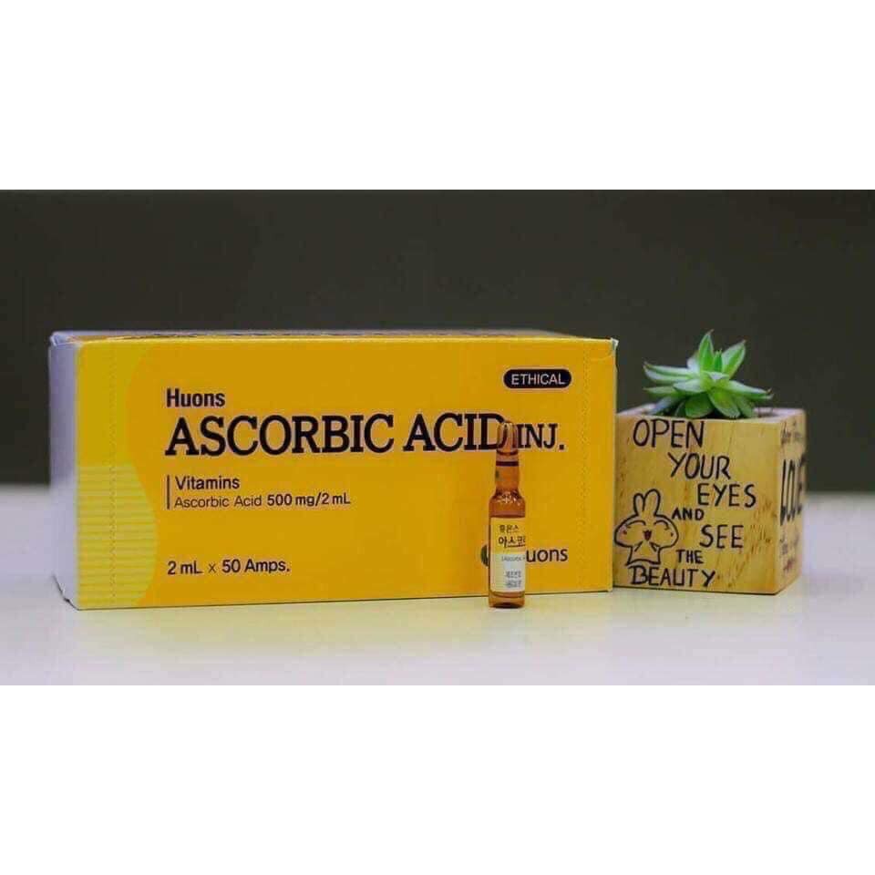 Vitamin C cấy tảo cấy trắng vỉ 10 ống